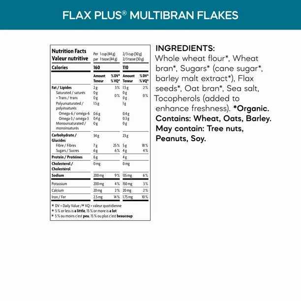 Nature's Path Organic Flax Plus Multibran Flakes Cereal, 375 g - Image 2