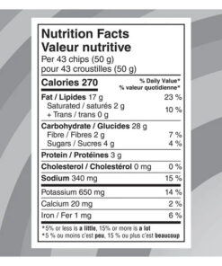 Alternative view of Lay's Sea Salt & Pepper Flavoured Potato Chips, 220 g.