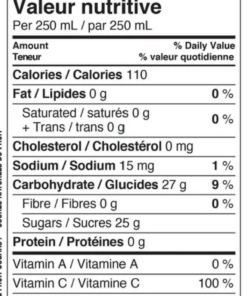 Alternative view of Allen's Brand Pure Apple Juice Low Acid, 1 L Prepared in Canada Unsweetened Beverage Drink Juice Pantry