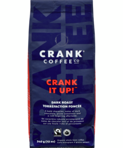 Crank It Up! Organic Whole Bean Coffee Dark Roast