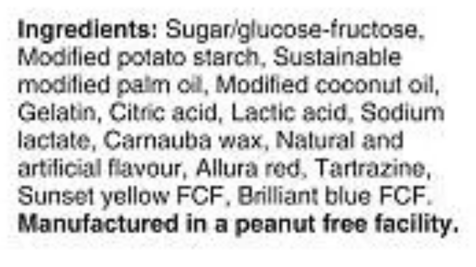 Dare Brand Juicee Gummie Bears Candy, Gummy, 500g Made in Canada Sweets Candy Pantry Snack - Image 3