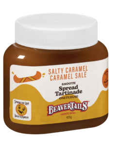Beaver Tails Brand Smooth Spread Salty Caramel 425g Sweet Salty Spread Breakfast Snack Tea Pantry Made in Canada