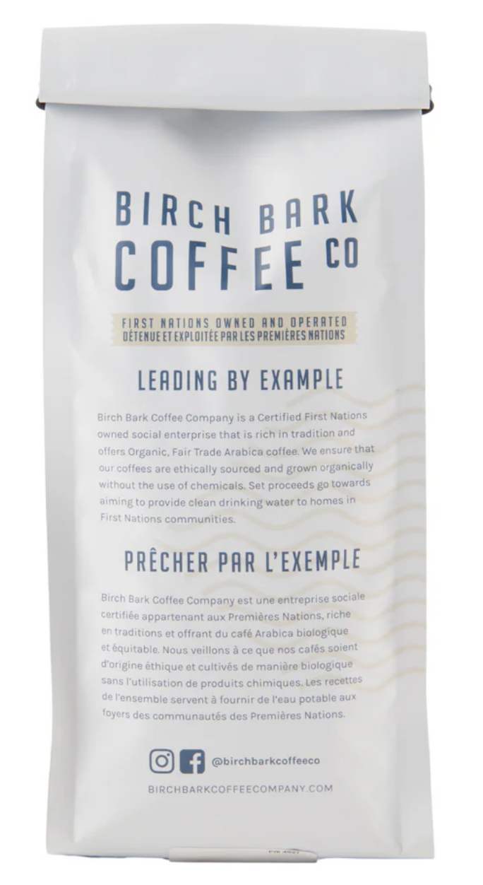 Birch Bark Coffee Co Canadian Whole Bean Coffee Organic Indigenous Espresso Roast, 340 g Canadian Brand Breakfast Coffee - Image 2