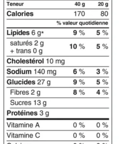 Alternative view of Bear Paws Brand Chocolate Chip Family Pack Soft Cookie, 480 g Kids Tea Time Snack Canadian Pantry