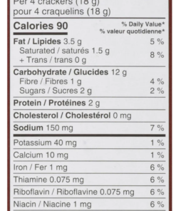 Alternative view of Breton Brand Garden Vegetable Crackers, 200-g Made in Canada Snack Appetizer Crackers Pantry