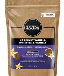 Zavida Hazelnut Vanilla Whole Bean Coffee, 907 g