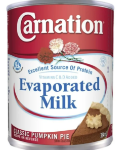 Carnation Canadian Brand Evaporated Milk, 354mL Made in Canada High Protein Metal Can Pantry