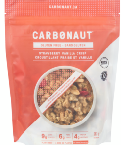 Carbonaut Brand Gluten Free Granola Strawberry Vanilla Crisp 283g Prepared in Canada Pantry Gluten Free Snack