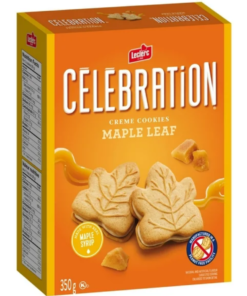 Alternative view of Celebration Leclerc Canadian Maple Leaf Creme Filled Cookies, 350 g / Boxed Cookies