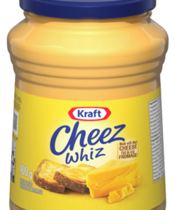 Kraft Brand Cheez Whiz Cheese Spread 900g Prepared in Canada Cheezy Dip Nachos Spread Canadian Pantry