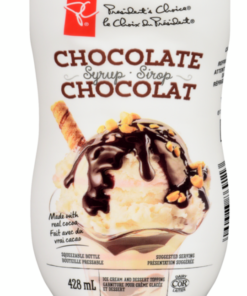 President's Choice Brand Ice Cream Chocolate Syrup 428 mL Prepared in Canada Pantry Staple