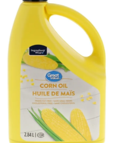 Great Value Corn Oil, 2.84 L Product of Canada Pantry Staple Cooking Pan Baking Frying Oil