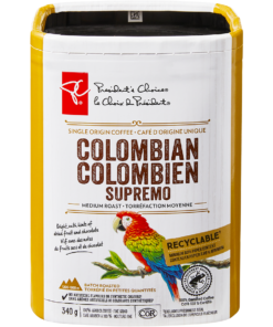 PC® Colombian Supremo Single Origin Medium Roast Fine Grind Coffee