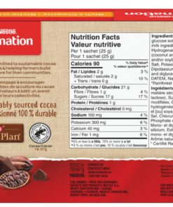 Alternative view of Nestle Carnation Brand Hot Chocolate 10 x 25g Sachet Canadian Classic Prepared in Canada
