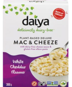 Daiya Brand Dairy- and Gluten-Free Plant-Based White Cheddar Mac and Cheese 300g Box Made in Canada Pasta Pantry
