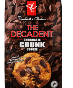President's Choice Brand The Decadent Chocolate Chunk Cookie 300g Chocolate Cookie Snack Biscuit Pantry