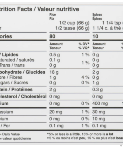 Dainty Brand Cooked Rice & Seasoning Pilaf, 265 g Made in Canada Quick Rice Side dish Meal Pantry - Image 3