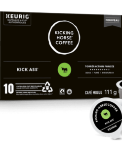 Alternative view of Kicking Horse Kick Ass, Dark Roast, K-Cup Breakfast Coffee Pods, 10 Count, Canadian Company Popular Pantry