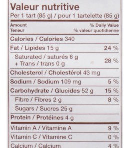 Alternative view of Grandmother's Bake Shoppe Brand Plain Packaged Butter Tarts 8pk. - 680g Shelf-Stable Sweet Baked Tarts Packaged Individually Canadian Product