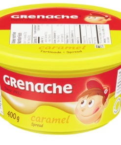 Grenache Brand Caramel Spread Prepared in Canada 400g Plastic Tub Canadian Breakfast Toast Spread Pantry