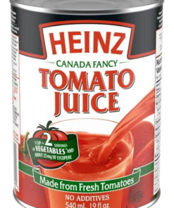 Heinz Tomato Juice, 540 ML Can Made in Canada Popular Tomato Juice Pantry Staple No Additives