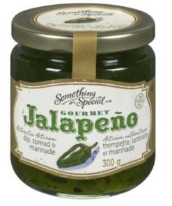 Something Special™ Brand Jalapeno For Dip, Spread and Marinade 300 g Spicy Canadian Made Dip Pantry Glass Jar