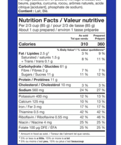 Alternative view of Kraft Original Macaroni & Cheese Dinner Prepared in Canada 200g Instant Cheesy Pasta Noodles Popular Pantry