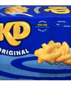 Canadian Kraft Dinner KD Original Flavour Macaroni and Cheese Big Packaging 12x200 g Box Quick Ready Meal Macaroni Pantry