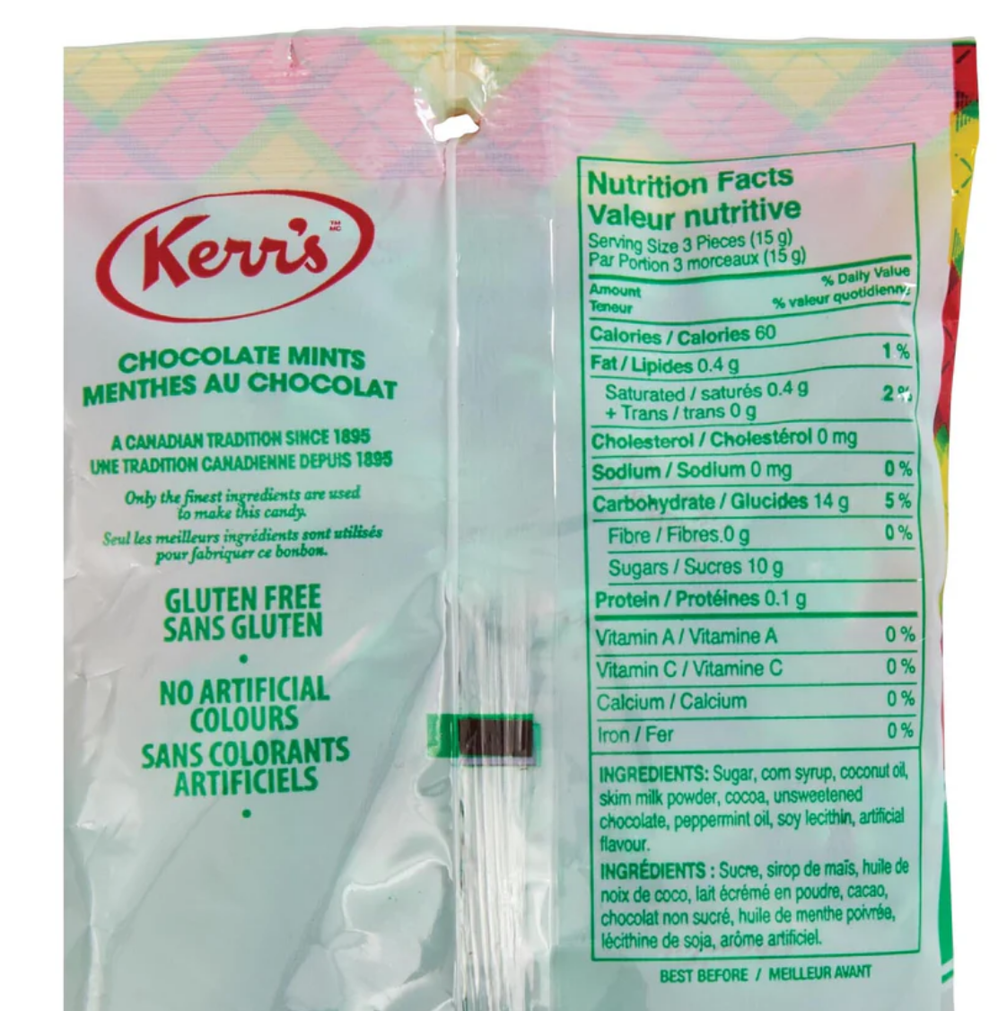 Kerr's Brand Chocolate Mints - 150g Made in Canada Popular Candy Chocolate Mints Pantry Sweets - Image 2