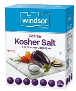 Plochman's Windsor® Kosher Salt, 1.36 kg Made in Canada Cooking Course Kosher Salt Pantry