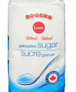 Lantic Brand Granulated Sugar 2KG Fine White Sugar Canadian Brand for Cooking Baking Frostings Pantry