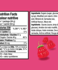 Alternative view of Maynards Brand Swedish Berries Candy, Gummy Candy, 154 g Prepared in Canada Sweet Snack Candy
