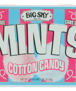 Big Sky Brand Cotton Candy Mints, 50 g Made in Canada Candy Mints Mouth Freshener Sweets