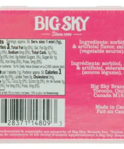 Alternative view of Big Sky Brand Cotton Candy Mints, 50 g Made in Canada Candy Mints Mouth Freshener Sweets