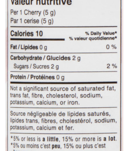 Alternative view of Daltons Maraschino Cherries, 375-ml Baking Essential Quebec Brand Made in Canada Canned Jar Cherries