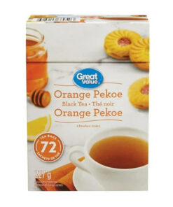 Great Value Orange Pekoe Black Tea, 227 g (72 tea bags)