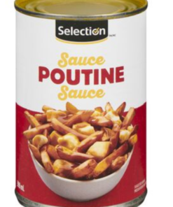 Selection Brand Poutine Sauce Made in Canada 398 mL Canned Goods Gravy Iconic Canadian Meal Dinner Pantry