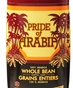Pride of Arabia Brand 100% Arabica Whole Coffee Bean 907 g Prepared in Canada Beverage Coffee