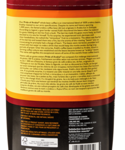 Alternative view of Pride of Arabia Brand 100% Arabica Whole Coffee Bean 907 g Prepared in Canada Beverage Coffee