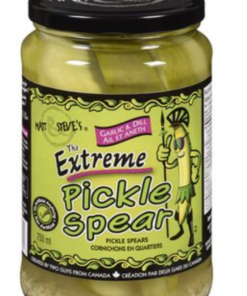 Matt & Steve's Garlic & Dill Pickle Spears 750 mL Made in Canada Pickle Fermented Food Condiment Pantry Jar