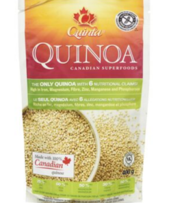 Quinta Canadian Quinoa Made in Canada 400 g Packaging Grains Cereal for Dinner Side Dish Pantry