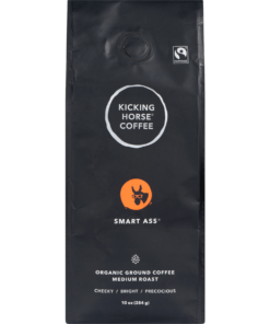 Organic Fairtrade Medium Roast Ground Coffee, Smart Ass