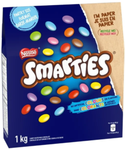 NESTLÉ SMARTIES Candy Coated Milk Chocolate Pantry Size 1 kg Canadian Chocolate