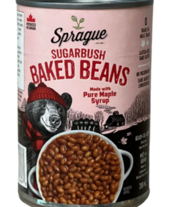 Sprague Sugarbush Baked Beans with Maple Syrup, Made in Canada Sugarbush Baked Beans