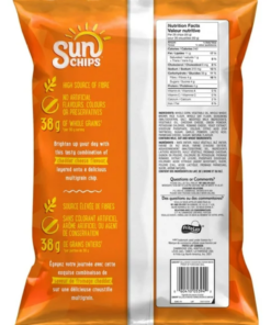 Alternative view of SunChips Brand Harvest Cheddar Flavor Multigrain Snacks, 205 g Made in Canada Pantry Snack