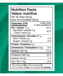 Alternative view of Lay's Salt & Vinegar flavoured potato chips, 220 g.
