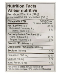 Alternative view of Old Dutch Rip-L Lightly Salted Potato Chips, 235 G
