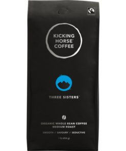 Organic Fairtrade Medium Roast Whole Bean Coffee, Three Sisters